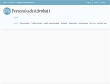 Tablet Screenshot of personskadeadvokat1.no